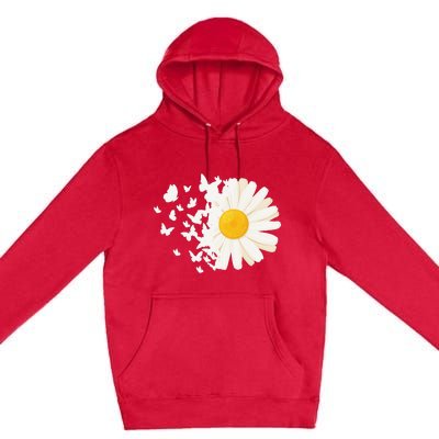 Marguerites Daisy Summer Daisies Flower Garden Gardeners Premium Pullover Hoodie