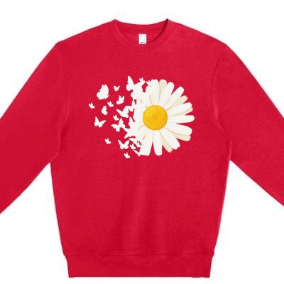 Marguerites Daisy Summer Daisies Flower Garden Gardeners Premium Crewneck Sweatshirt