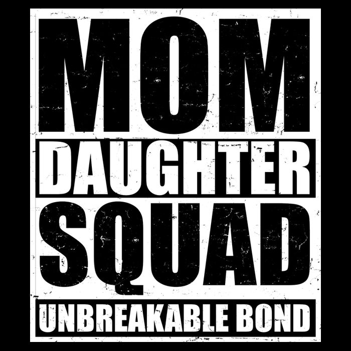 Mom Daughter Squad Unbreakable Bond Tie-Dye T-Shirt