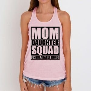 Mom Daughter Squad Unbreakable Bond Women's Knotted Racerback Tank