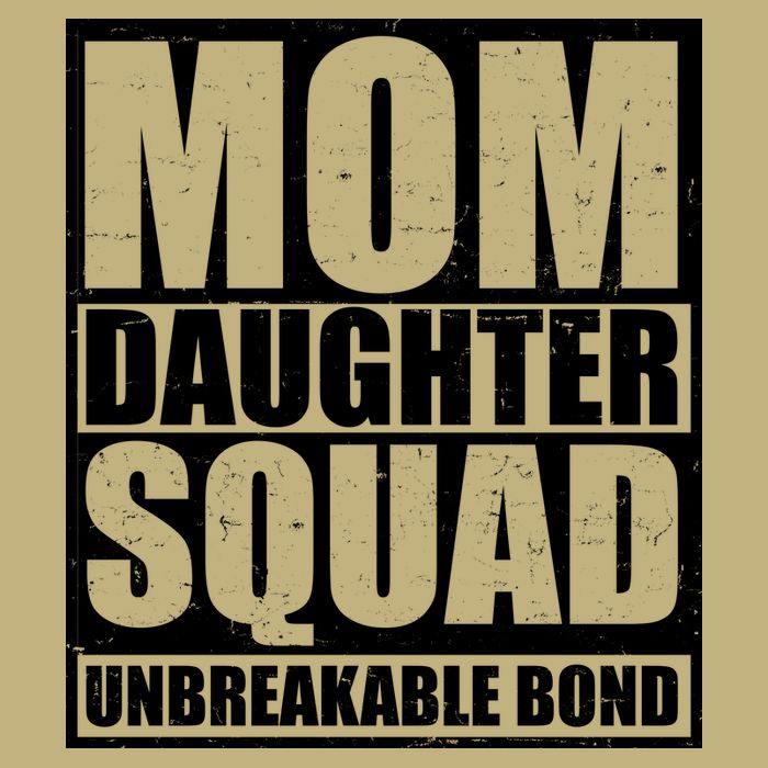 Mom Daughter Squad Unbreakable Bond Cooling Performance Crew T-Shirt
