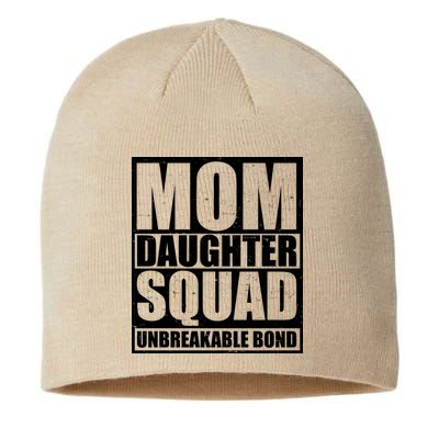 Mom Daughter Squad Unbreakable Bond Sustainable Beanie