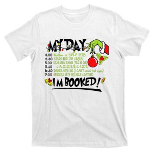 My Day Schedule I’M Booked Christmas Merry Christmas T-Shirt