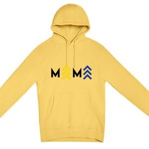 Mama Down Syndrome Awareness Premium Pullover Hoodie