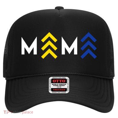 Mama Down Syndrome Awareness High Crown Mesh Back Trucker Hat