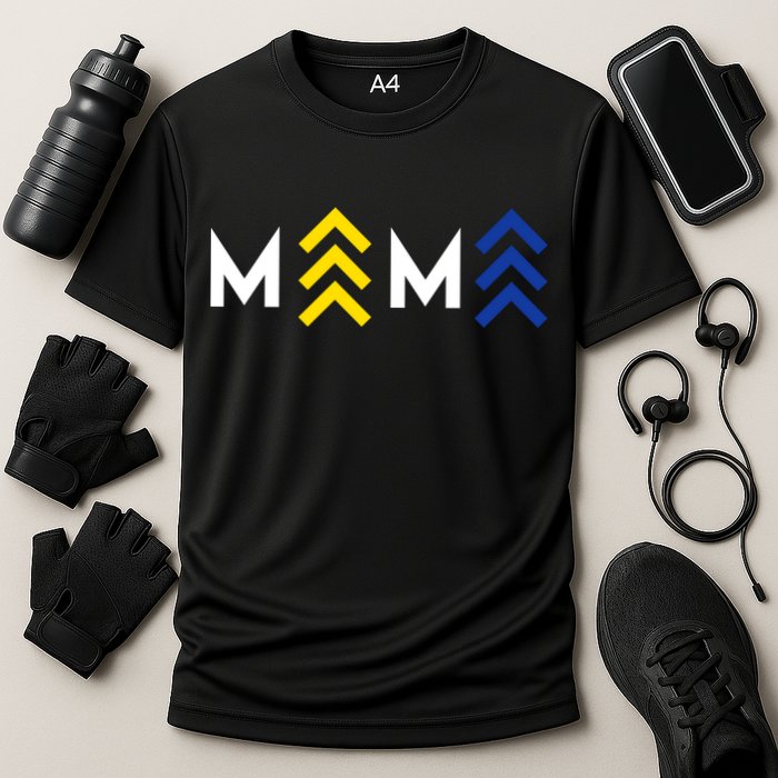 Mama Down Syndrome Awareness Cooling Performance Crew T-Shirt
