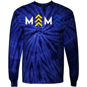 Mama Down Syndrome Awareness Tie-Dye Long Sleeve Shirt