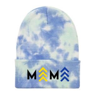 Mama Down Syndrome Awareness Tie Dye 12in Knit Beanie