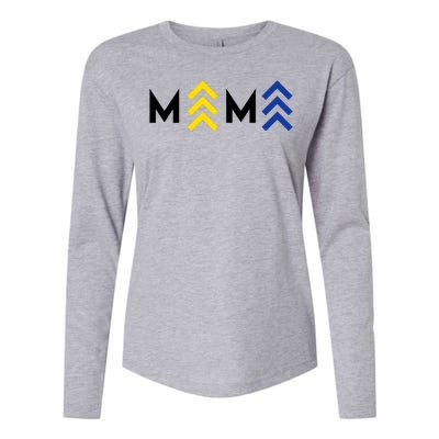 Mama Down Syndrome Awareness Womens Cotton Relaxed Long Sleeve T-Shirt