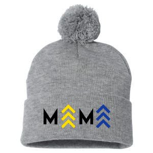 Mama Down Syndrome Awareness Pom Pom 12in Knit Beanie