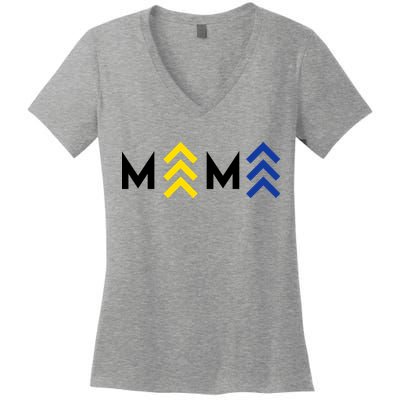 Mama Down Syndrome Awareness Women's V-Neck T-Shirt