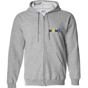 Mama Down Syndrome Awareness Full Zip Hoodie