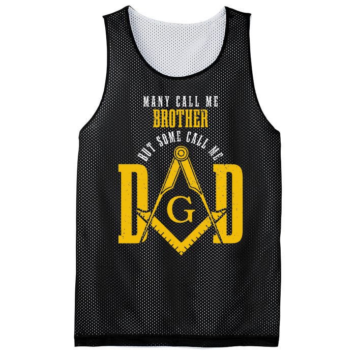 Mason Dad Square & Compass Masonic Shriner Freemason Mesh Reversible Basketball Jersey Tank