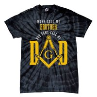 Mason Dad Square & Compass Masonic Shriner Freemason Tie-Dye T-Shirt