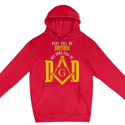 Mason Dad Square & Compass Masonic Shriner Freemason Premium Pullover Hoodie