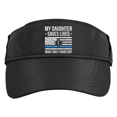 My Daughter Saves Lives EMT Mom Of An EMT Mother Adult Drive Performance Visor