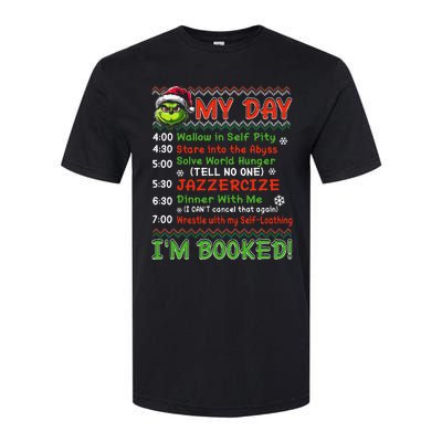 My Day Schedule I’M Booked Christmas Softstyle® CVC T-Shirt