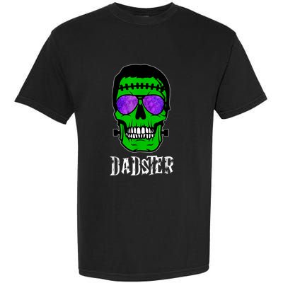 Mens Dadster Shirt Dad Monster Halloween Costume Daddy Father Garment-Dyed Heavyweight T-Shirt