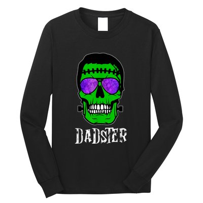 Mens Dadster Shirt Dad Monster Halloween Costume Daddy Father Long Sleeve Shirt