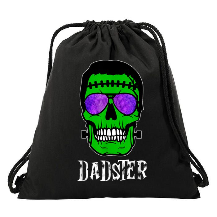 Mens Dadster Shirt Dad Monster Halloween Costume Daddy Father Drawstring Bag