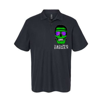 Mens Dadster Shirt Dad Monster Halloween Costume Daddy Father Softstyle Adult Sport Polo