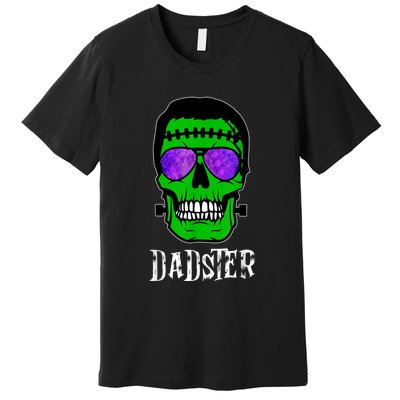 Mens Dadster Shirt Dad Monster Halloween Costume Daddy Father Premium T-Shirt