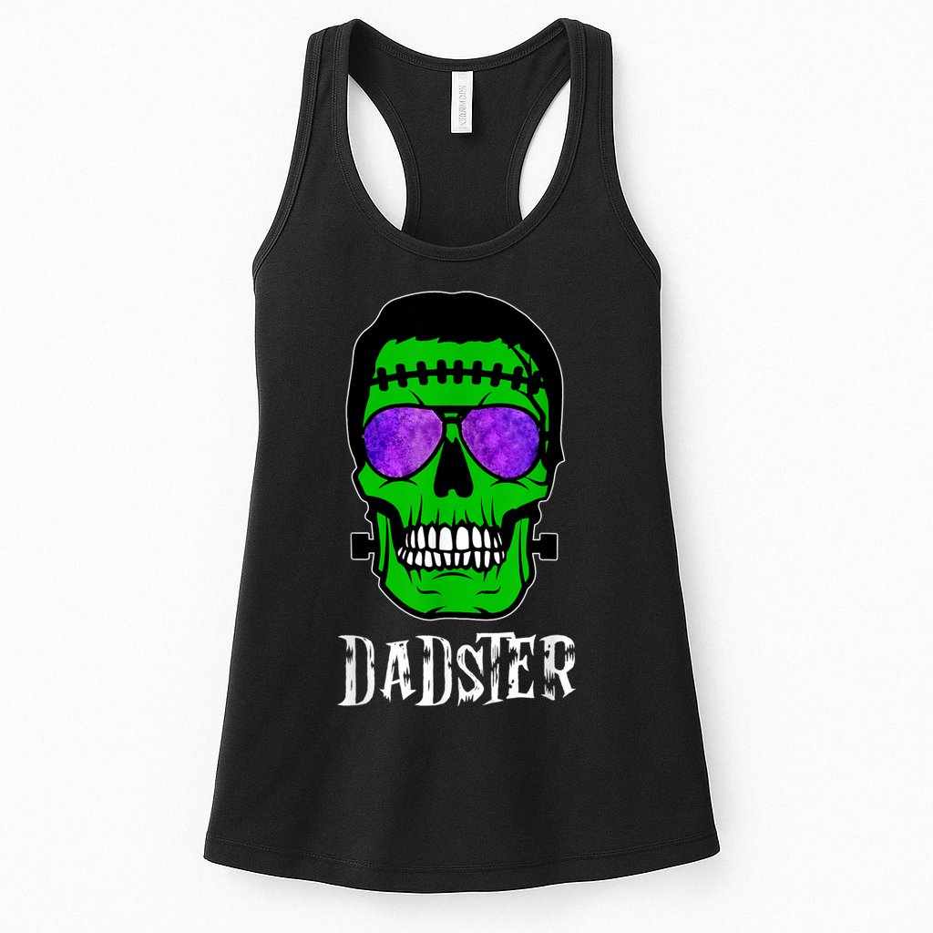 Mens Dadster Shirt Dad Monster Halloween Costume Daddy Father Womens Tank Top