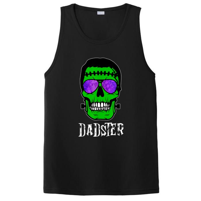 Mens Dadster Shirt Dad Monster Halloween Costume Daddy Father PosiCharge Competitor Tank