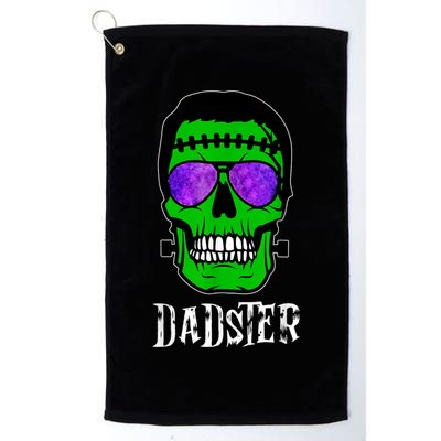 Mens Dadster Shirt Dad Monster Halloween Costume Daddy Father Golf Towel