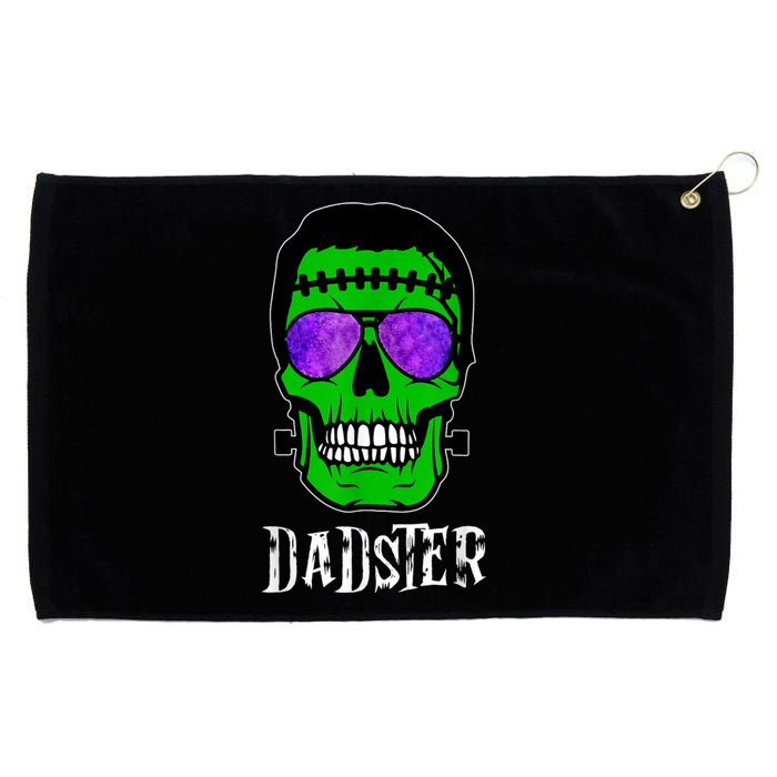 Mens Dadster Shirt Dad Monster Halloween Costume Daddy Father Grommeted Golf Towel