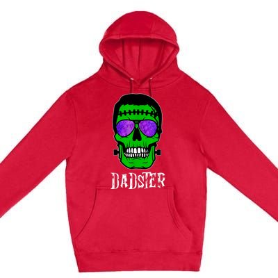 Mens Dadster Shirt Dad Monster Halloween Costume Daddy Father Premium Pullover Hoodie