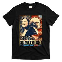 Michelle Do Something Harris Walz Waltz For President 2024 T-Shirt