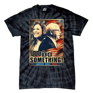 Michelle Do Something Harris Walz Waltz For President 2024 Tie-Dye T-Shirt