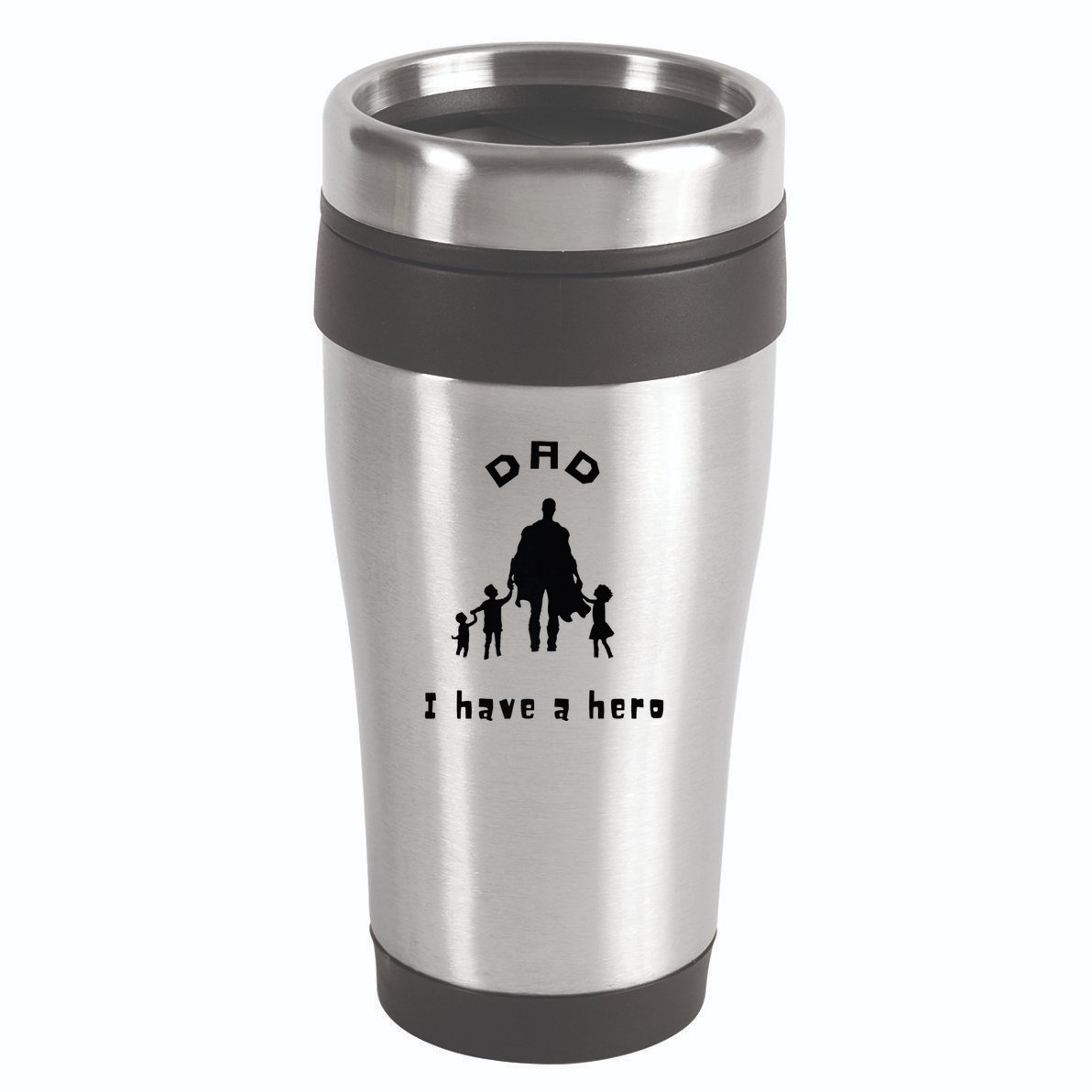 Military Dad Superhero Welcome Home Surprise 16oz Travel Tumbler