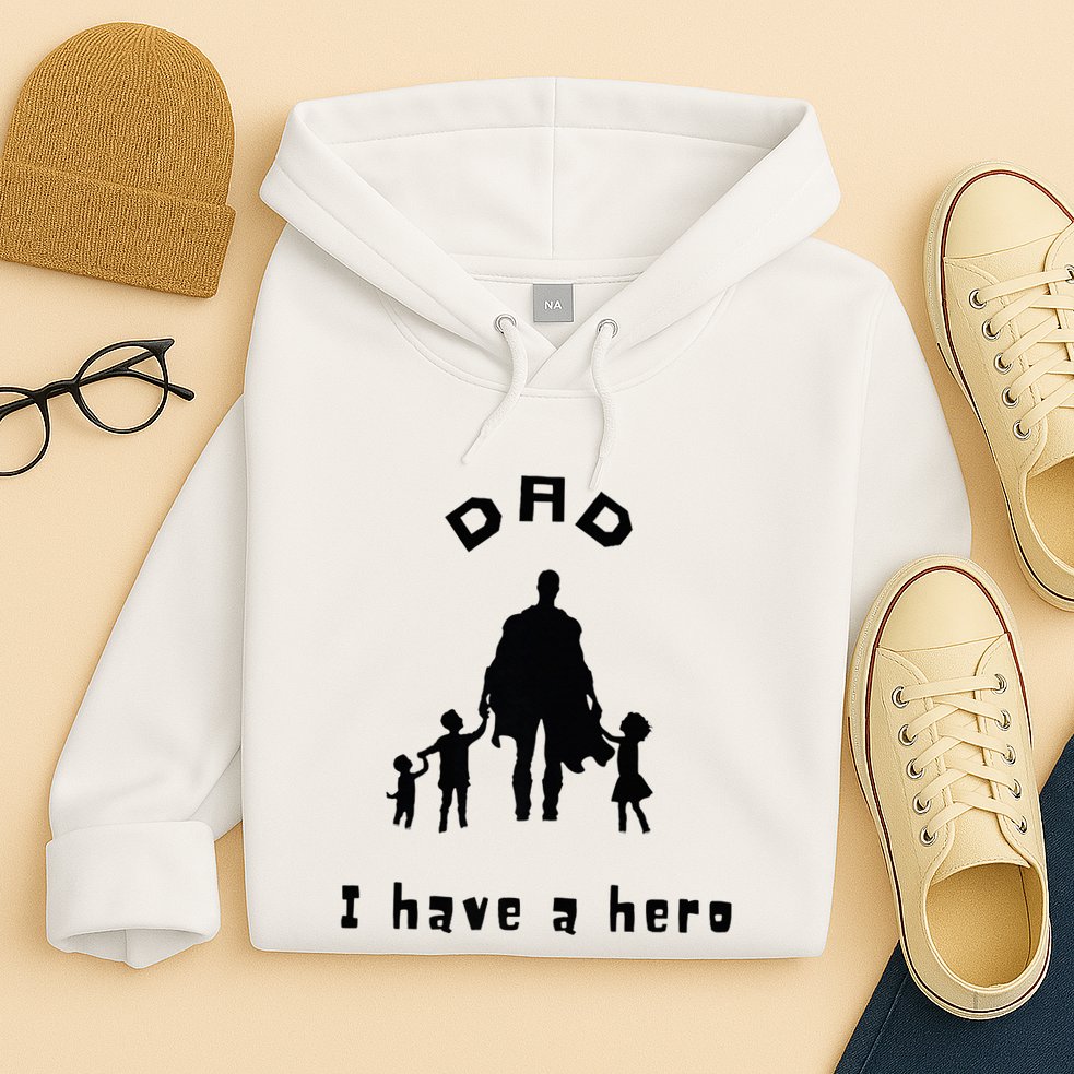 Military Dad Superhero Welcome Home Surprise Hoodie