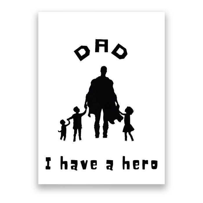 Military Dad Superhero Welcome Home Surprise Poster