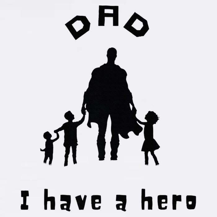 Military Dad Superhero Welcome Home Surprise Poster