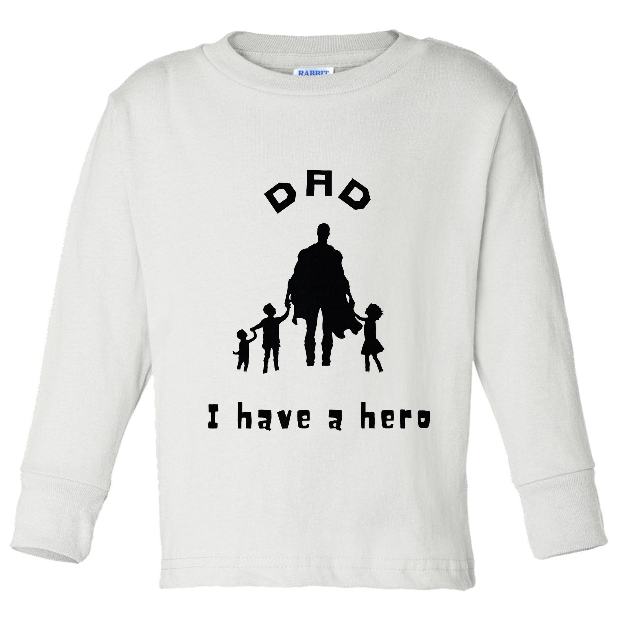 Military Dad Superhero Welcome Home Surprise Toddler Long Sleeve Shirt