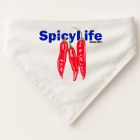 Mugo Dept Spicy Life USA-Made Doggie Bandana