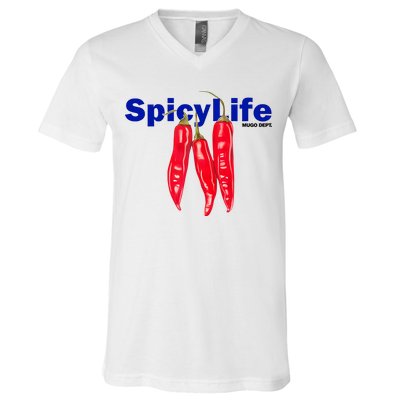 Mugo Dept Spicy Life V-Neck T-Shirt