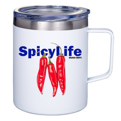 Mugo Dept Spicy Life 12oz Stainless Steel Coffee Mug