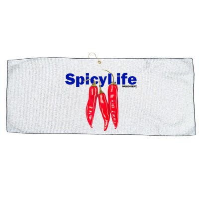 Mugo Dept Spicy Life Large Microfiber Waffle Golf Towel