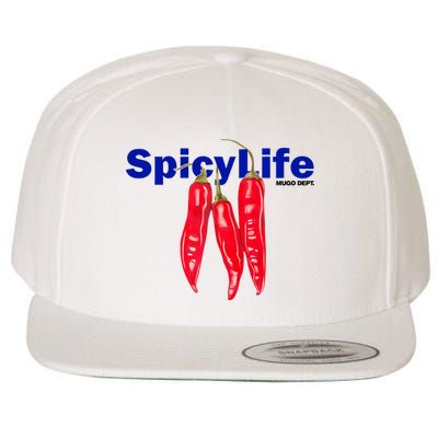 Mugo Dept Spicy Life Wool Snapback Cap