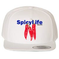 Mugo Dept Spicy Life Wool Snapback Cap