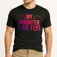 My Daughter Swim Dad Of A Swimmer Father Swimming Dad Gift Cooling Performance Crew T-Shirt
