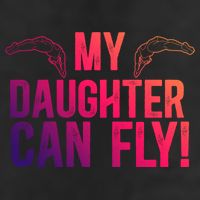My Daughter Swim Dad Of A Swimmer Father Swimming Dad Gift Adult Drive Performance Visor