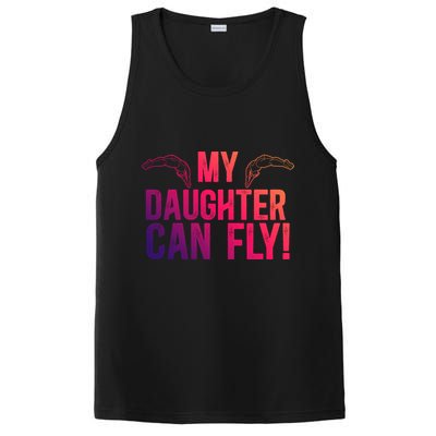 My Daughter Swim Dad Of A Swimmer Father Swimming Dad Gift PosiCharge Competitor Tank