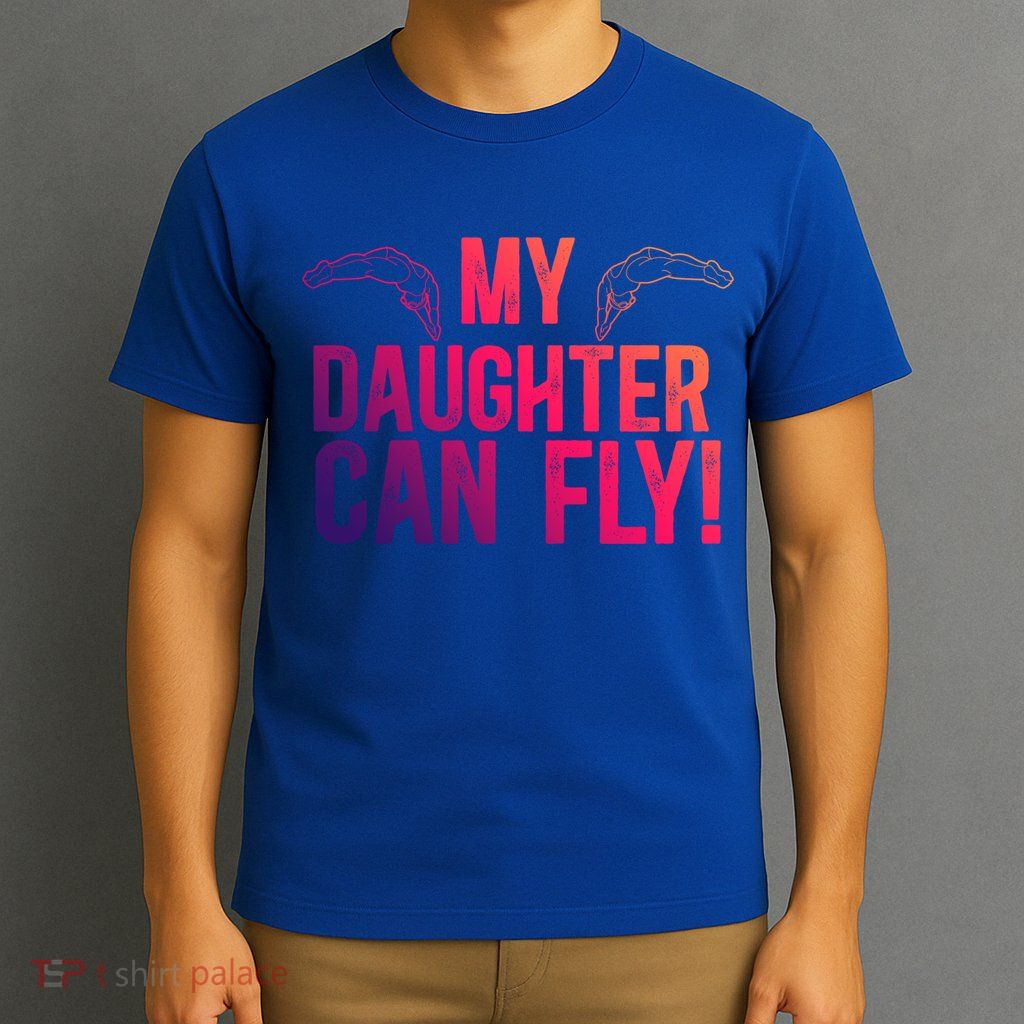My Daughter Swim Dad Of A Swimmer Father Swimming Dad Gift T-Shirt