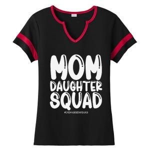 Mom Daughter Squad Mom And Daughter Ladies Halftime Notch Neck Tee