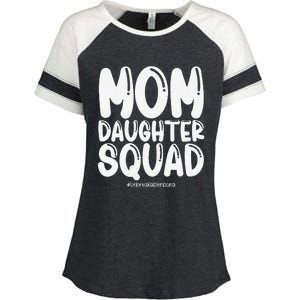 Mom Daughter Squad Mom And Daughter Enza Ladies Jersey Colorblock Tee